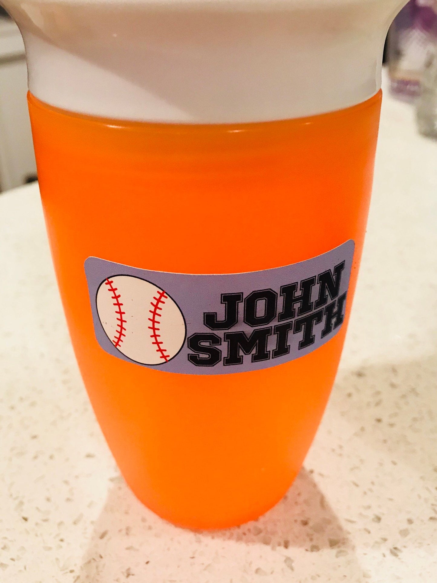 Water resistant Sports Name Labels
