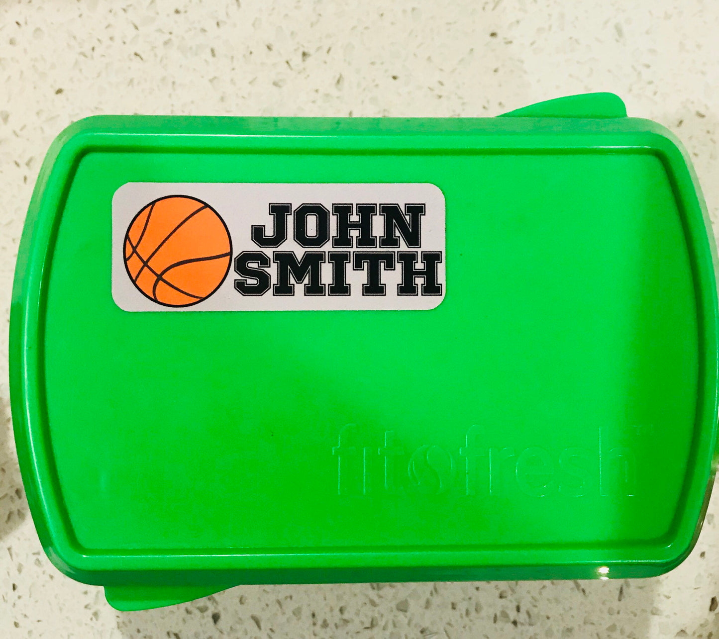 Water resistant Sports Name Labels