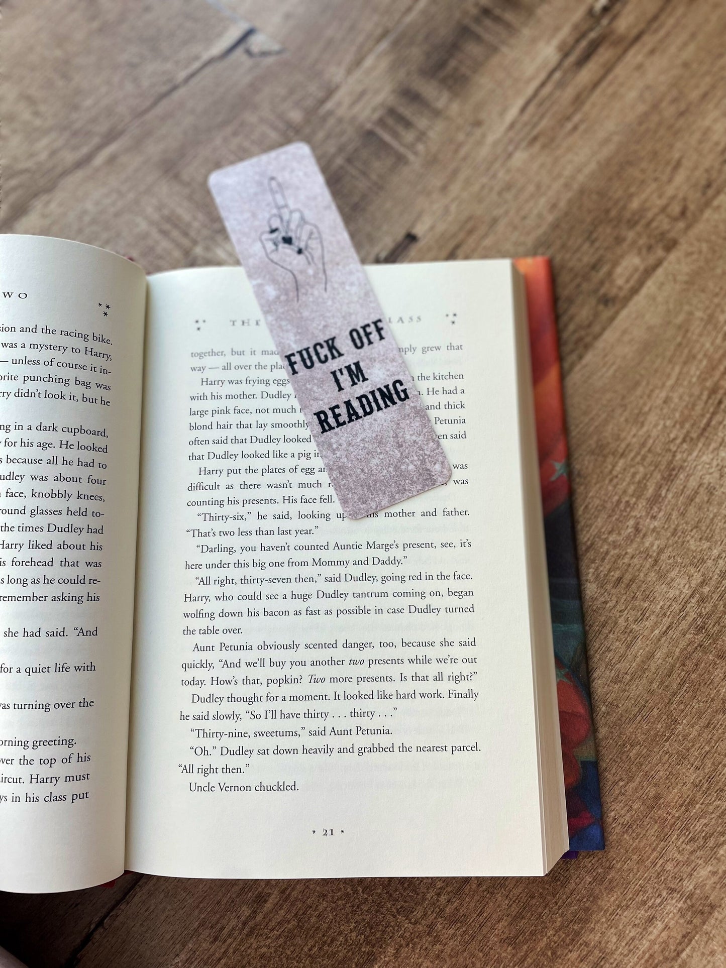 Fuck Off I’m Reading bookmark
