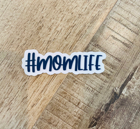 Mom life waterproof sticker