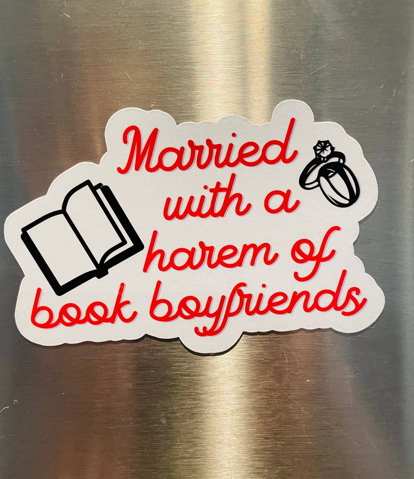 Married with a harem of book boyfriends magnet