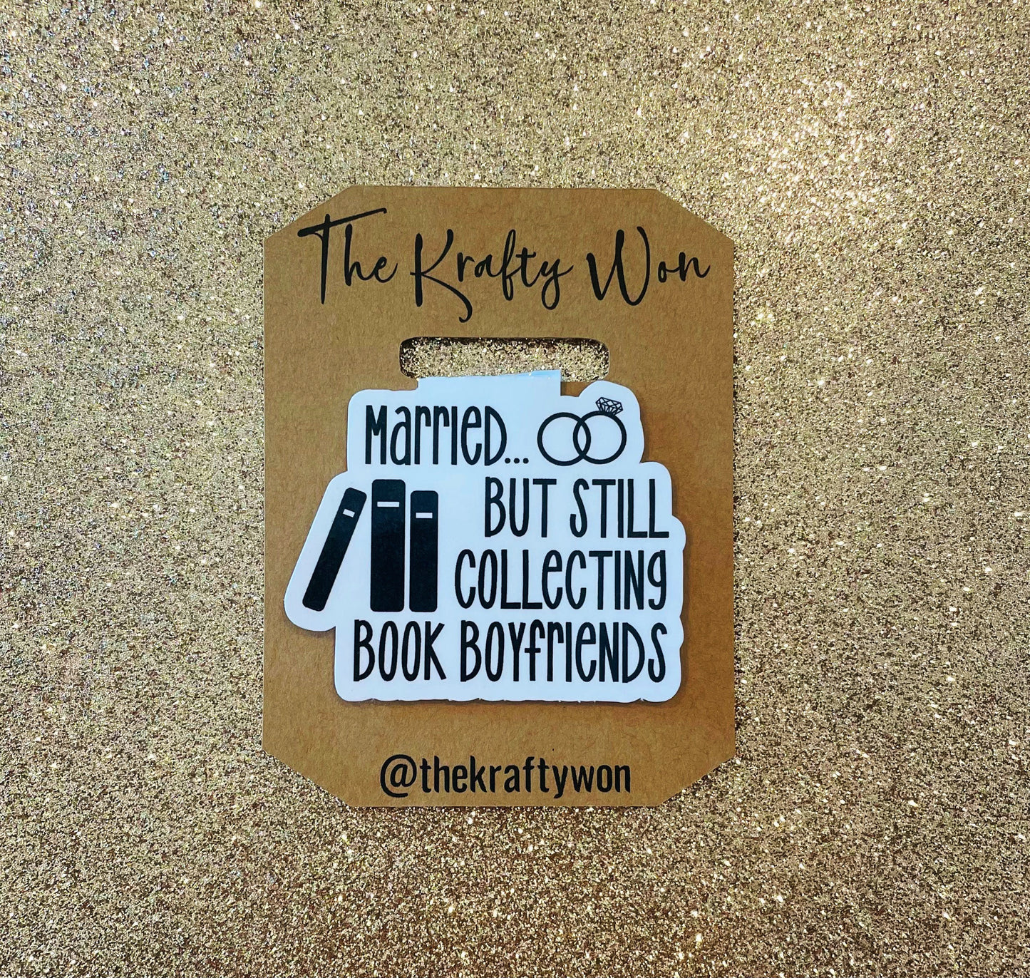 Married but still collecting book boyfriends magnetic bookmark