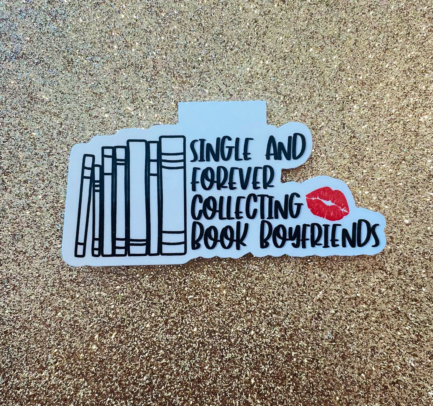 Single and forever collecting book boyfriends magnetic bookmark