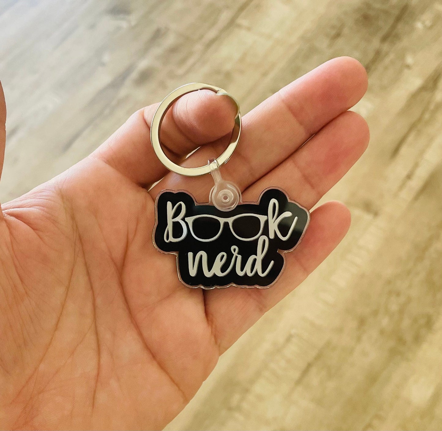 Book Nerd keychain