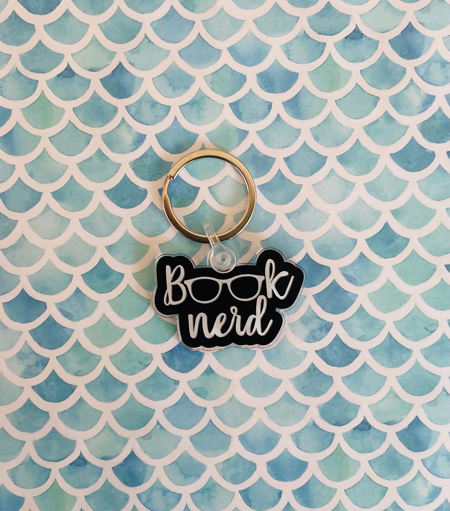 Book Nerd keychain