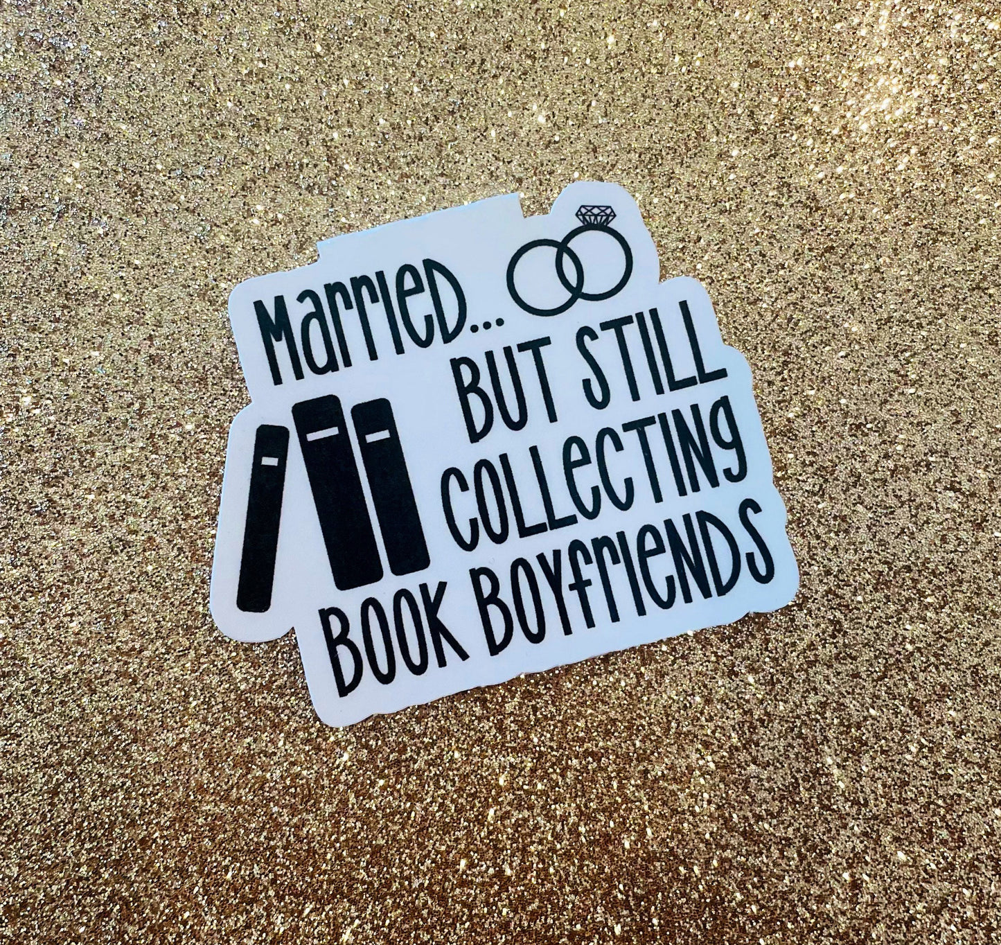 Married but still collecting book boyfriends magnetic bookmark