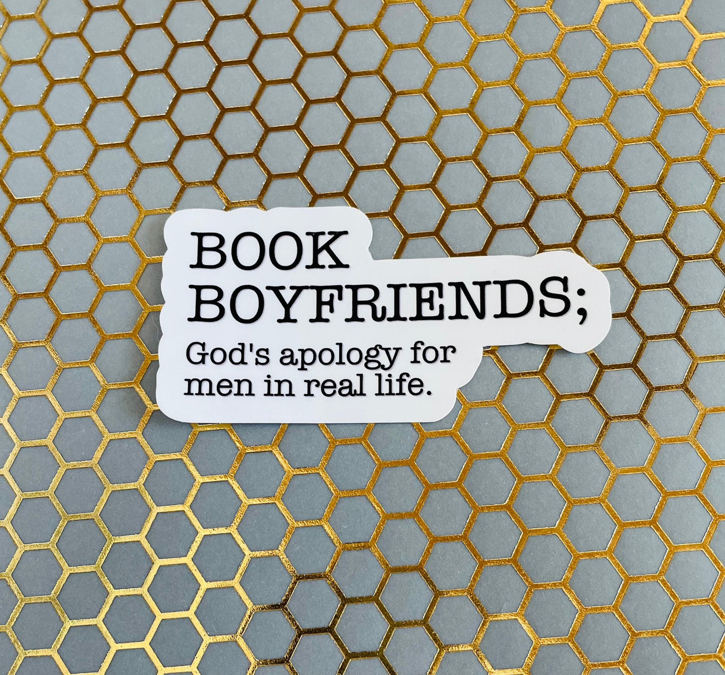 Book boyfriends waterproof sticker