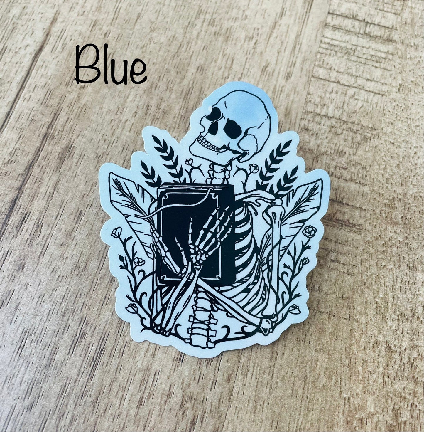 Books till death waterproof sticker