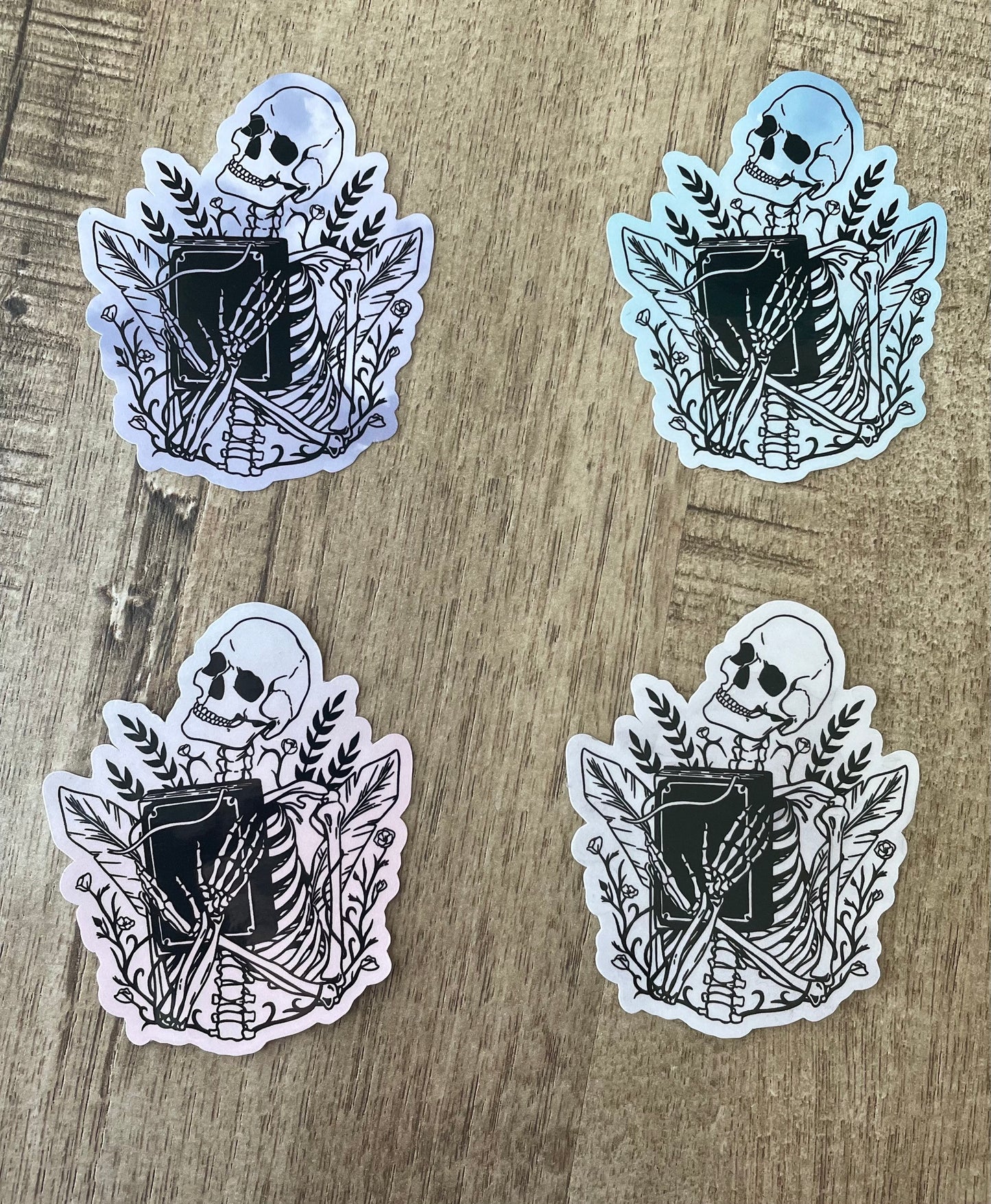 Books till death waterproof sticker