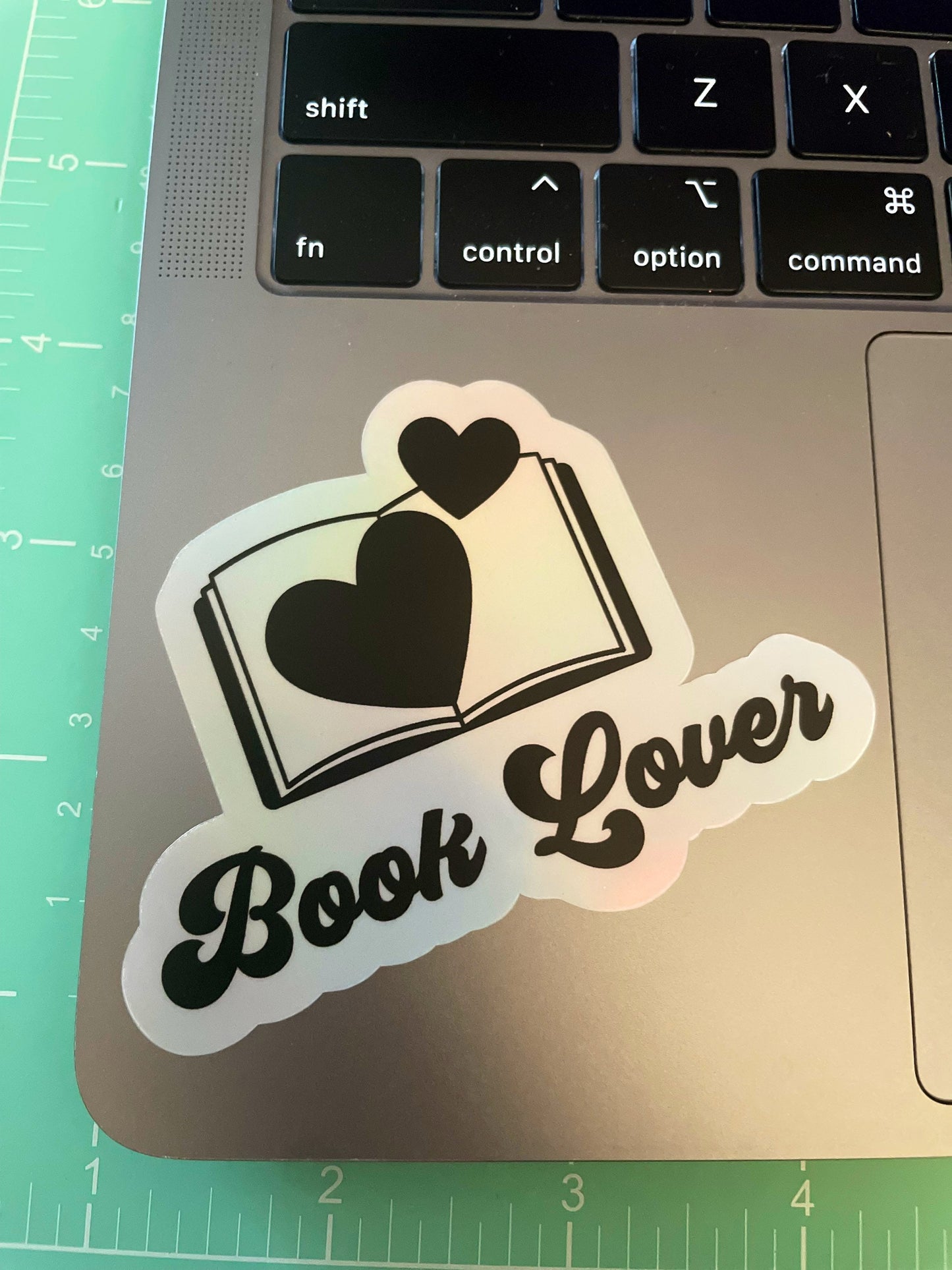 Book Lover Holographic waterproof sticker