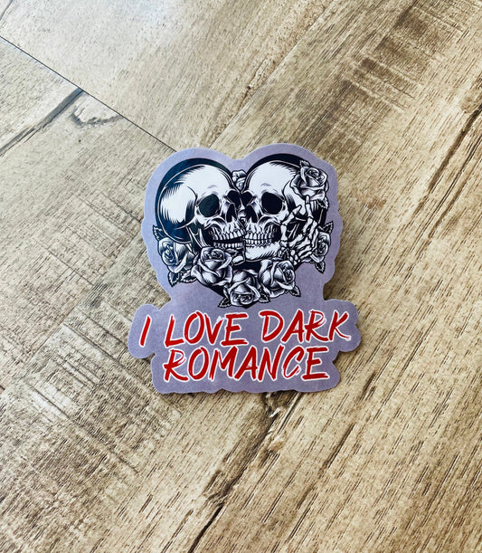 I love dark romance waterproof sticker