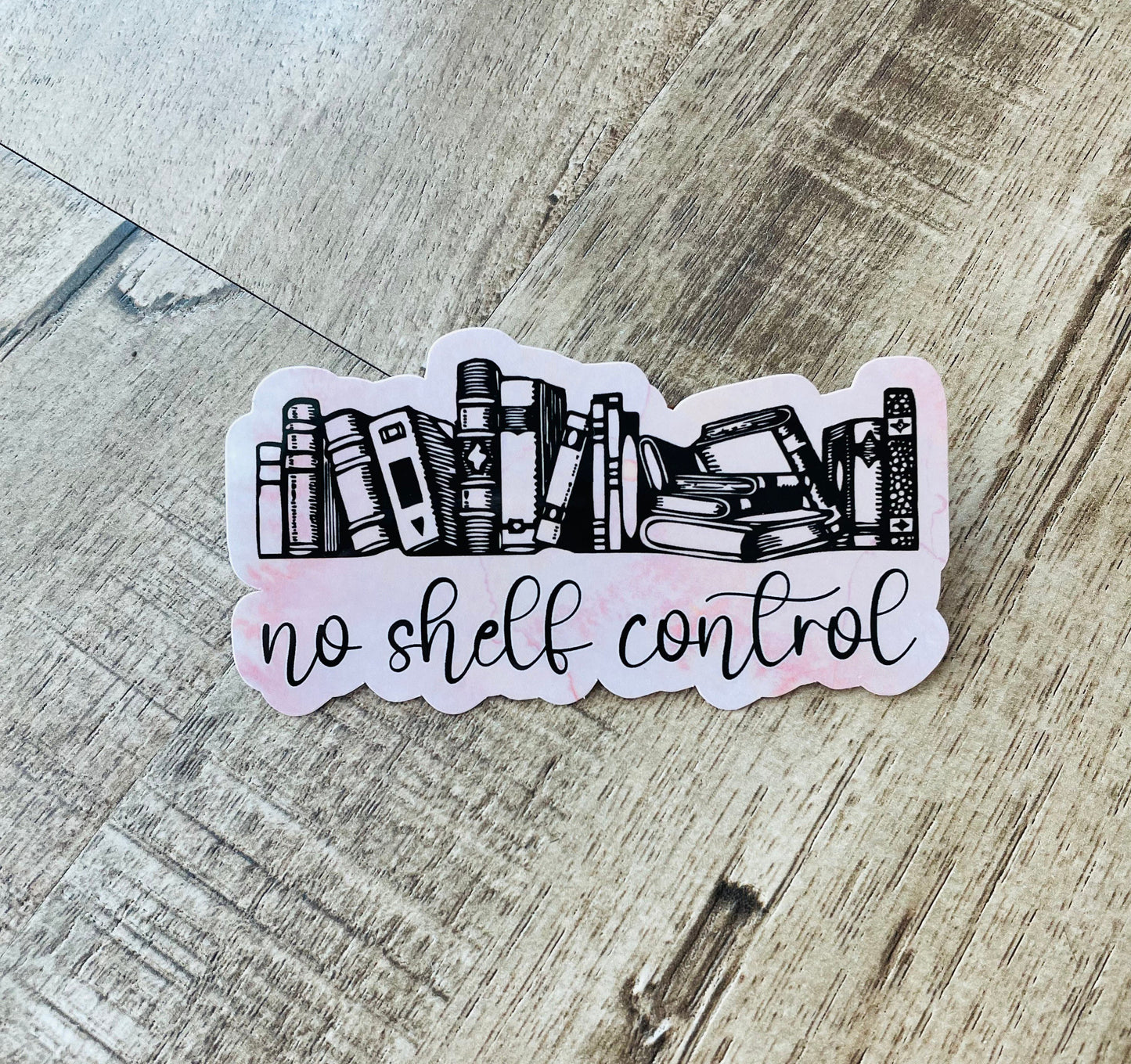 No Shelf control waterproof sticker