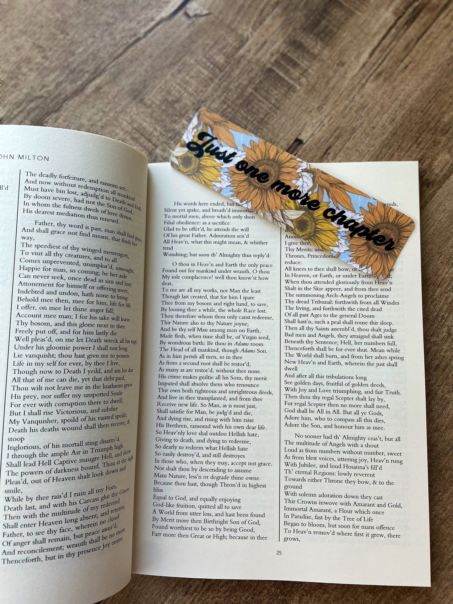 Just one more chapter bookmark