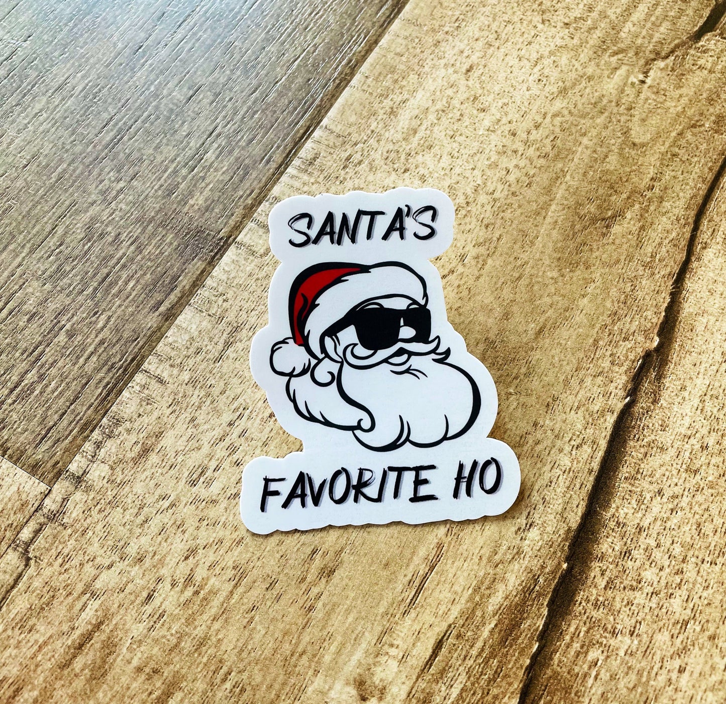 Santa’s Favorite Ho Waterproof sticker