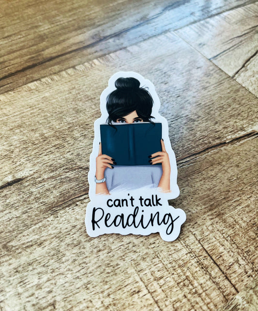 Can’t talk Reading waterproof sticker