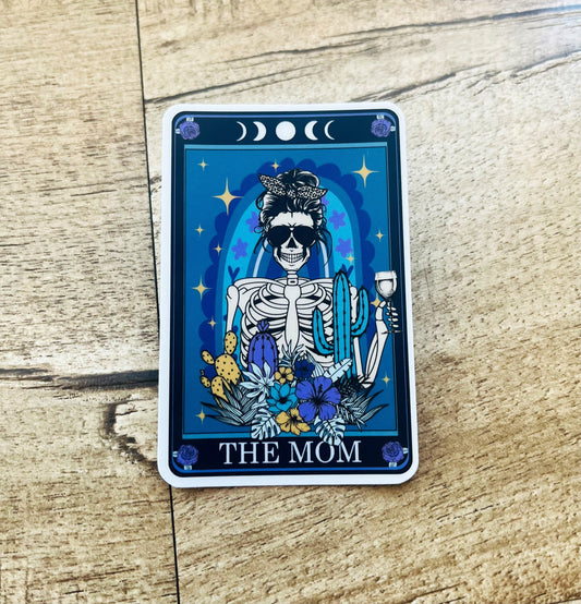 The mom tarot card waterproof sticker