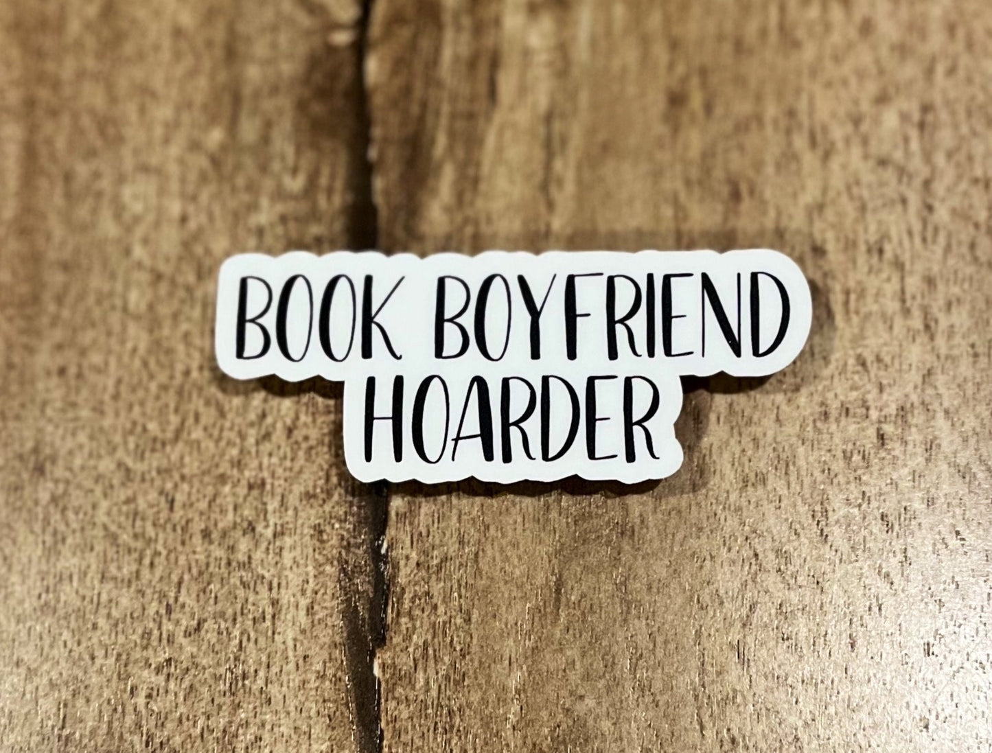 Book boyfriend hoarder waterproof sticker