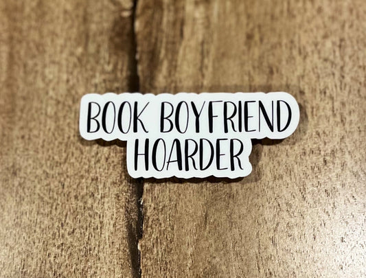 Book boyfriend hoarder waterproof sticker